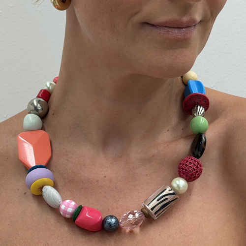 PARTY PARTY Necklace Orange Burst 52