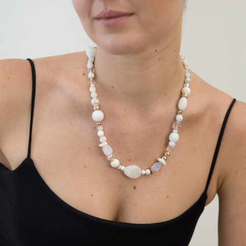 Carnival Necklace White Tooth Fairy 55