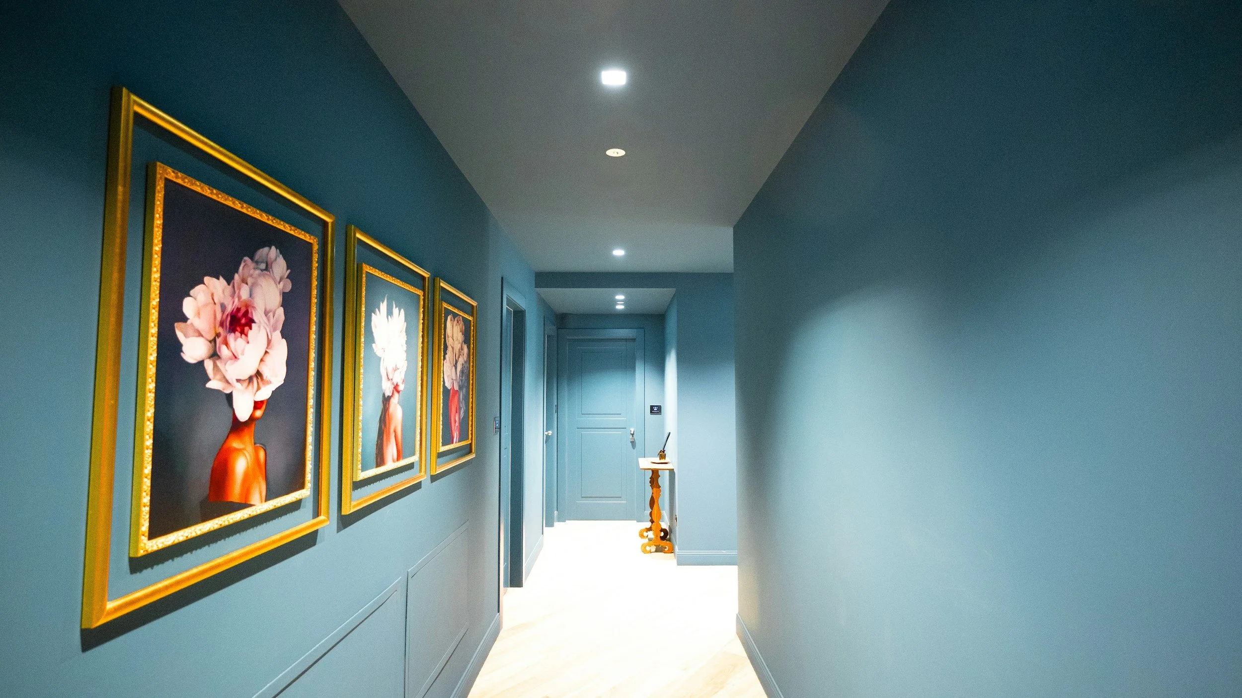 an image of a freshly painted hallway area in McLean, Virginia