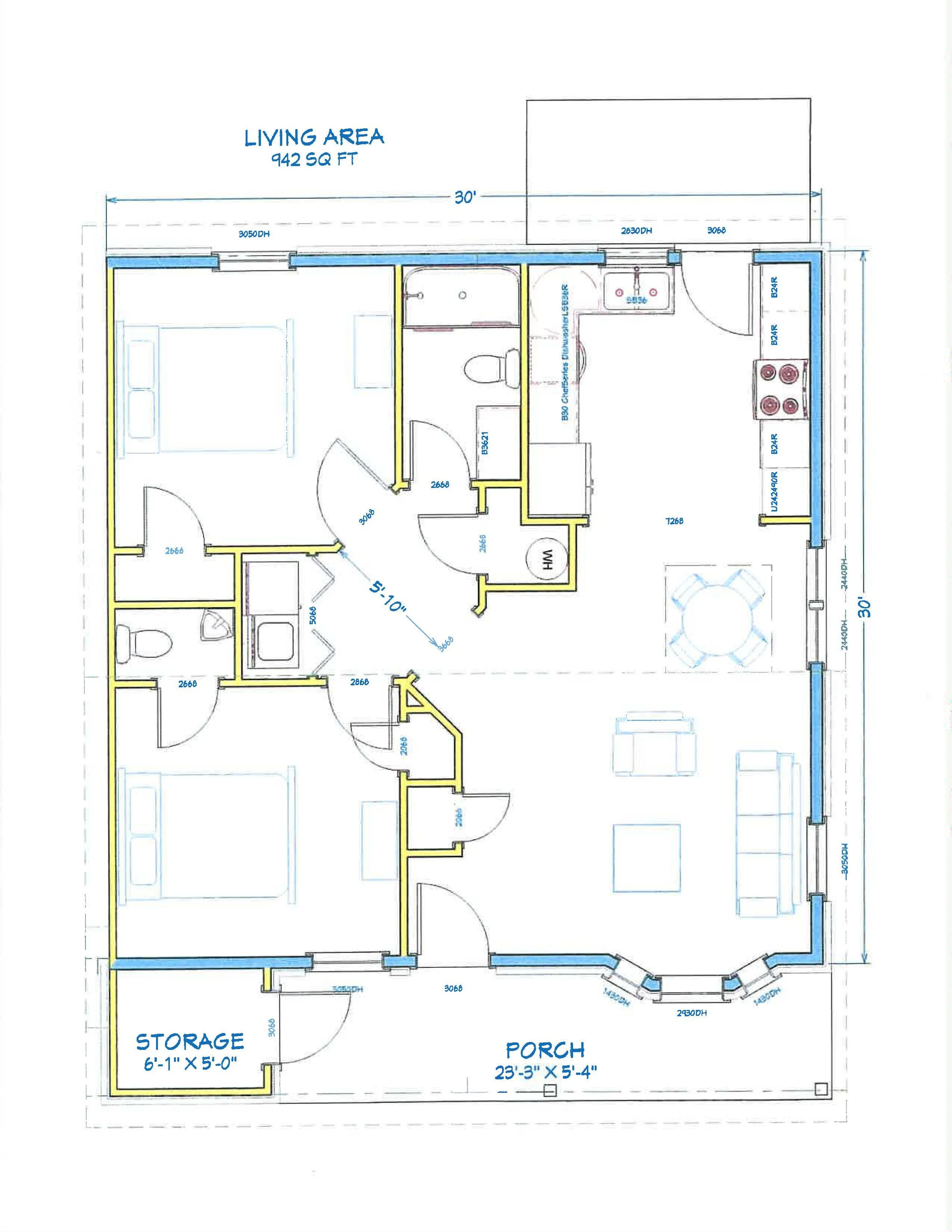 Quads floorplan