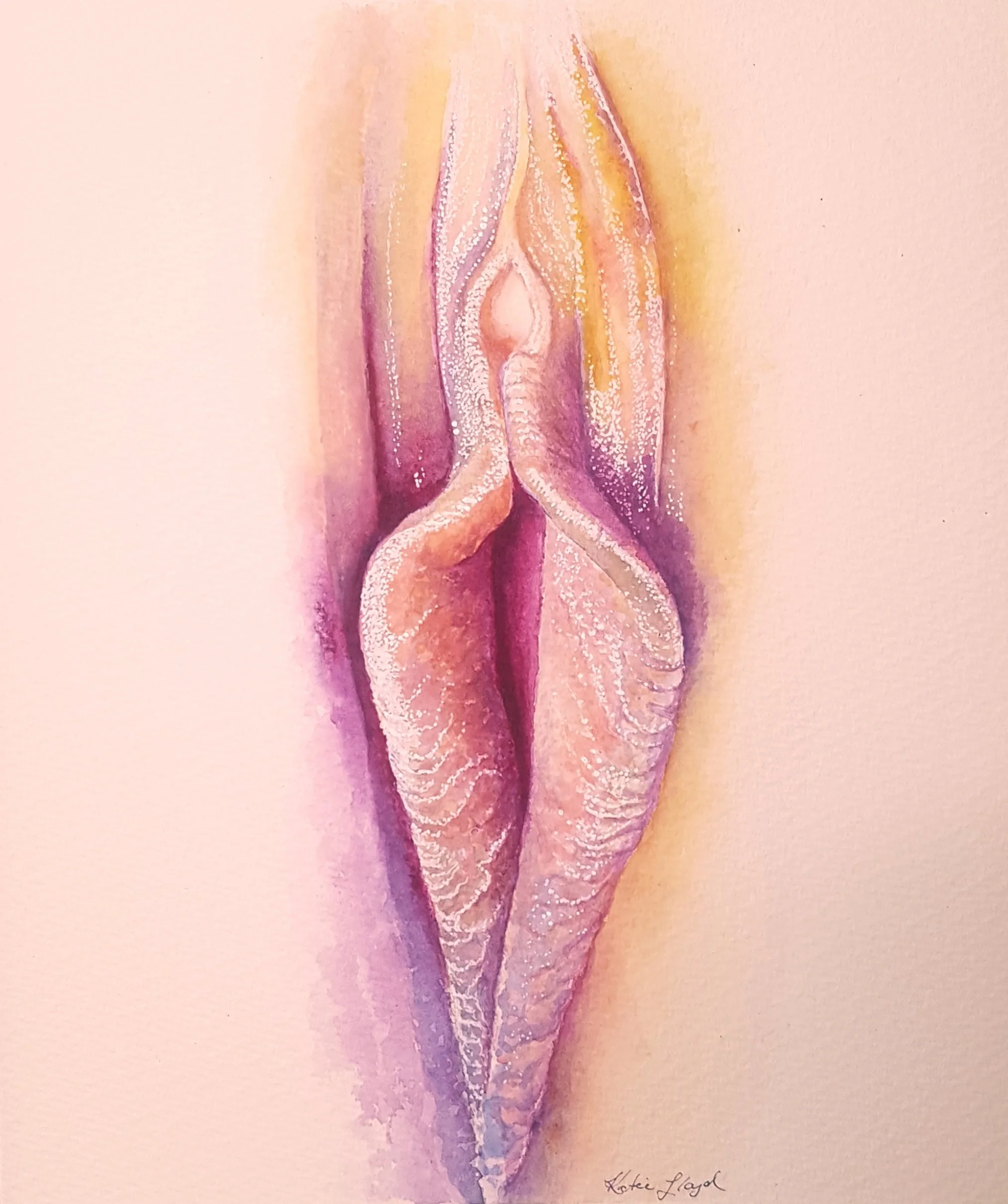 Aurora - Watercolour & Ink on Paper