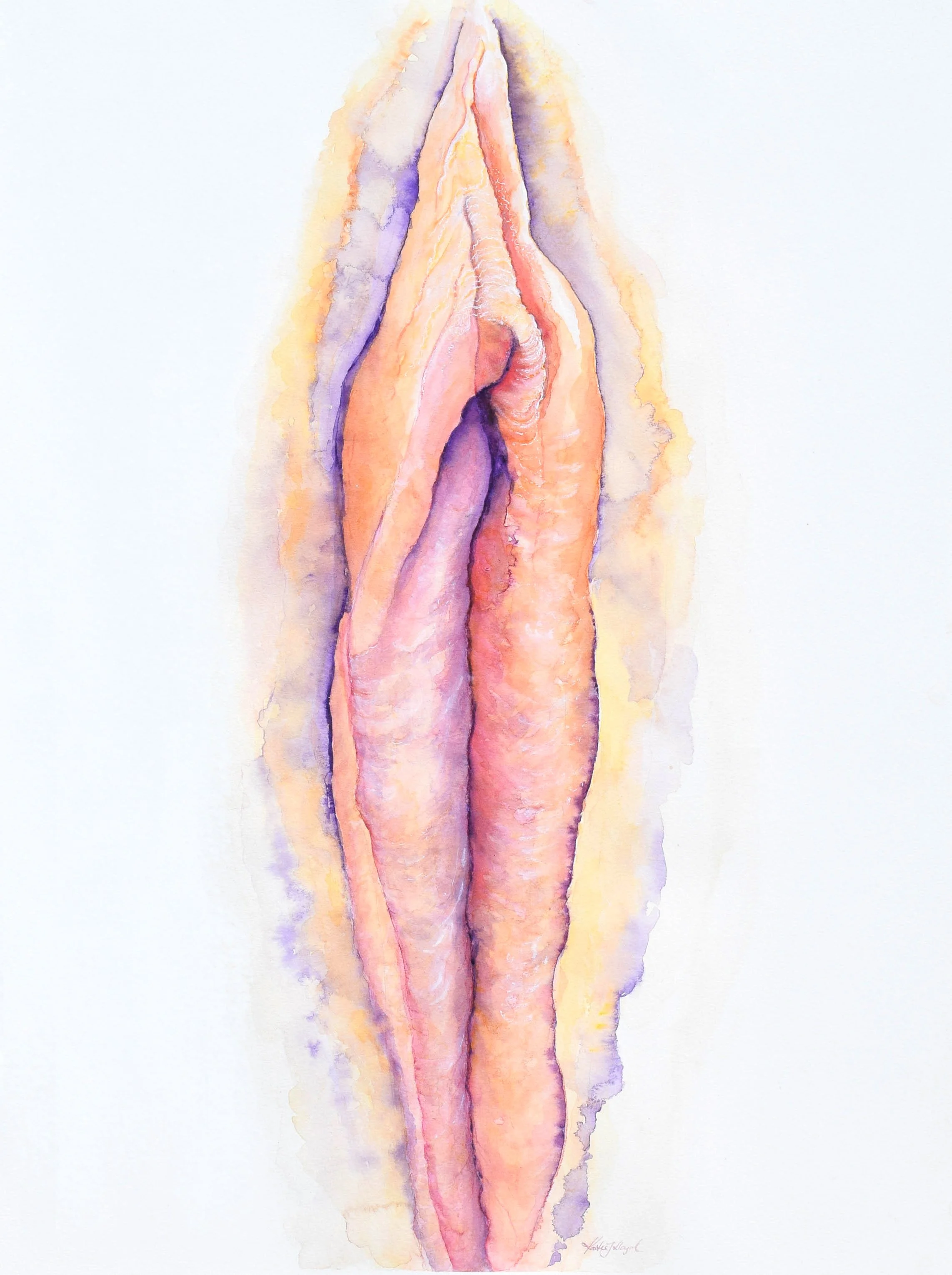 I am Bliss - Watercolour & Ink on Paper