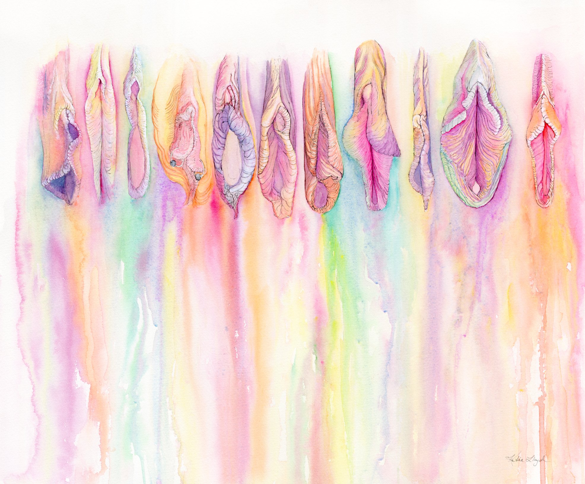 United We Stand - Watercolour & Ink on paper