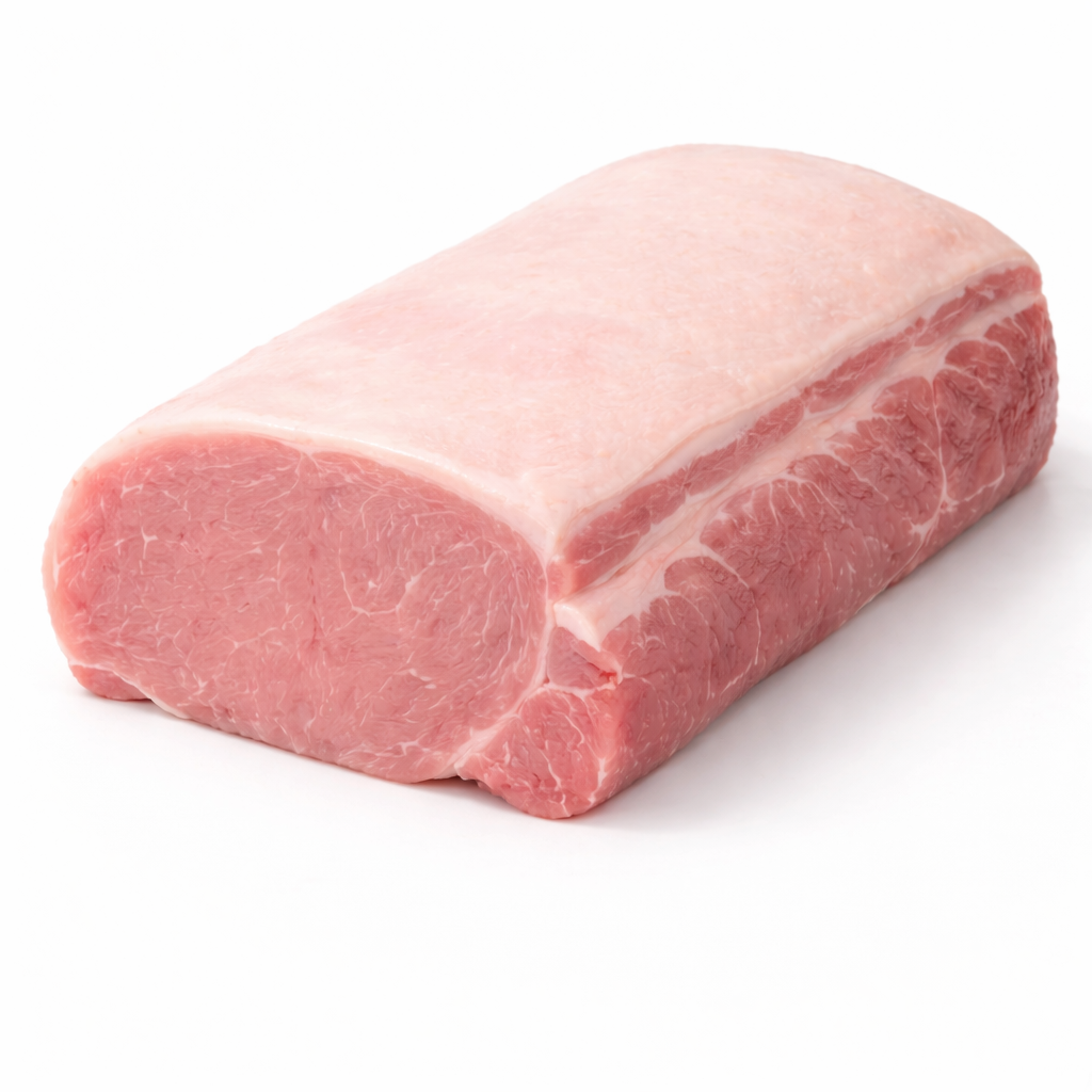 Pork Boneless Loin Strap-on 1/4 COV | 猪肉眼
