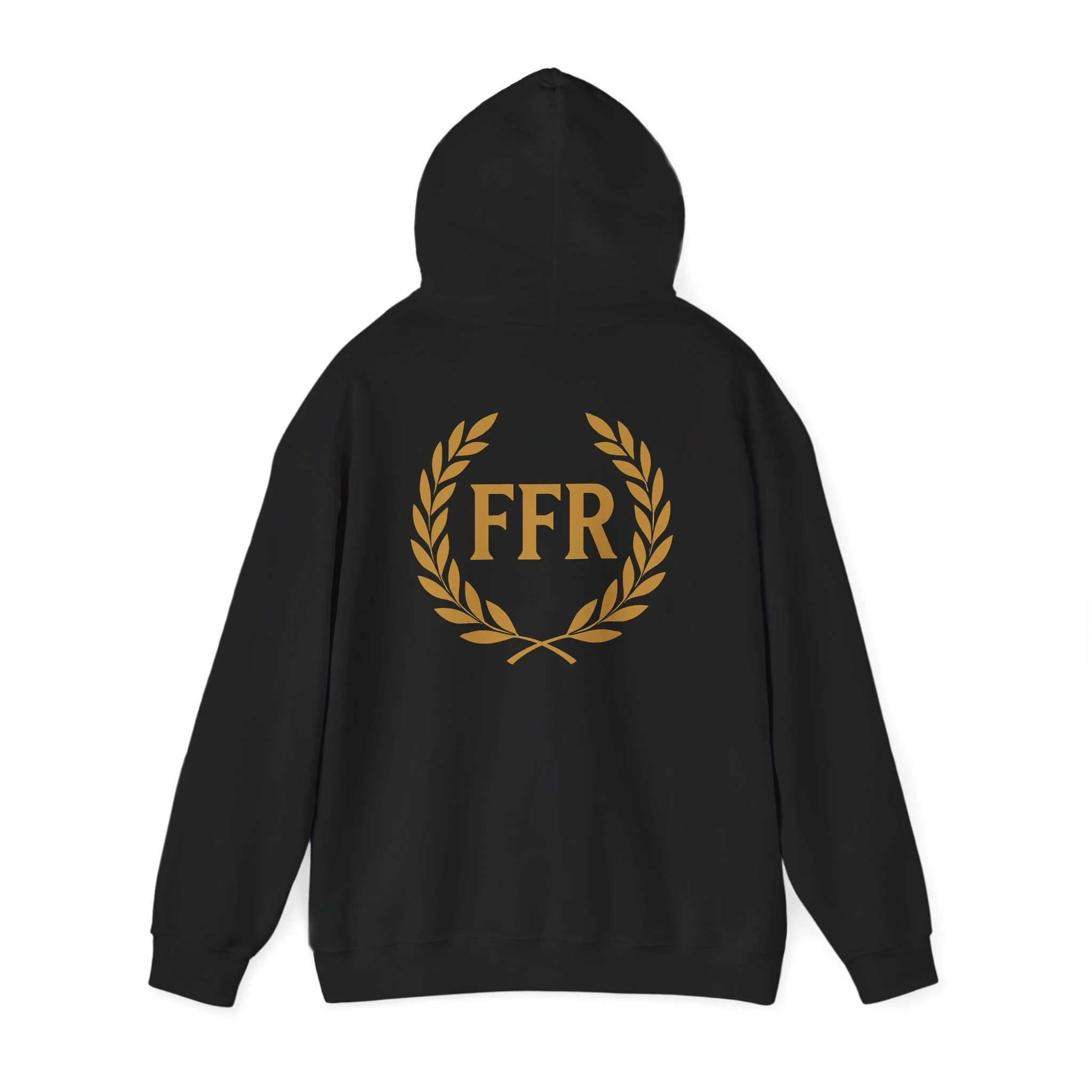 FFR Hoodie — Gold FFR Logo Pullover