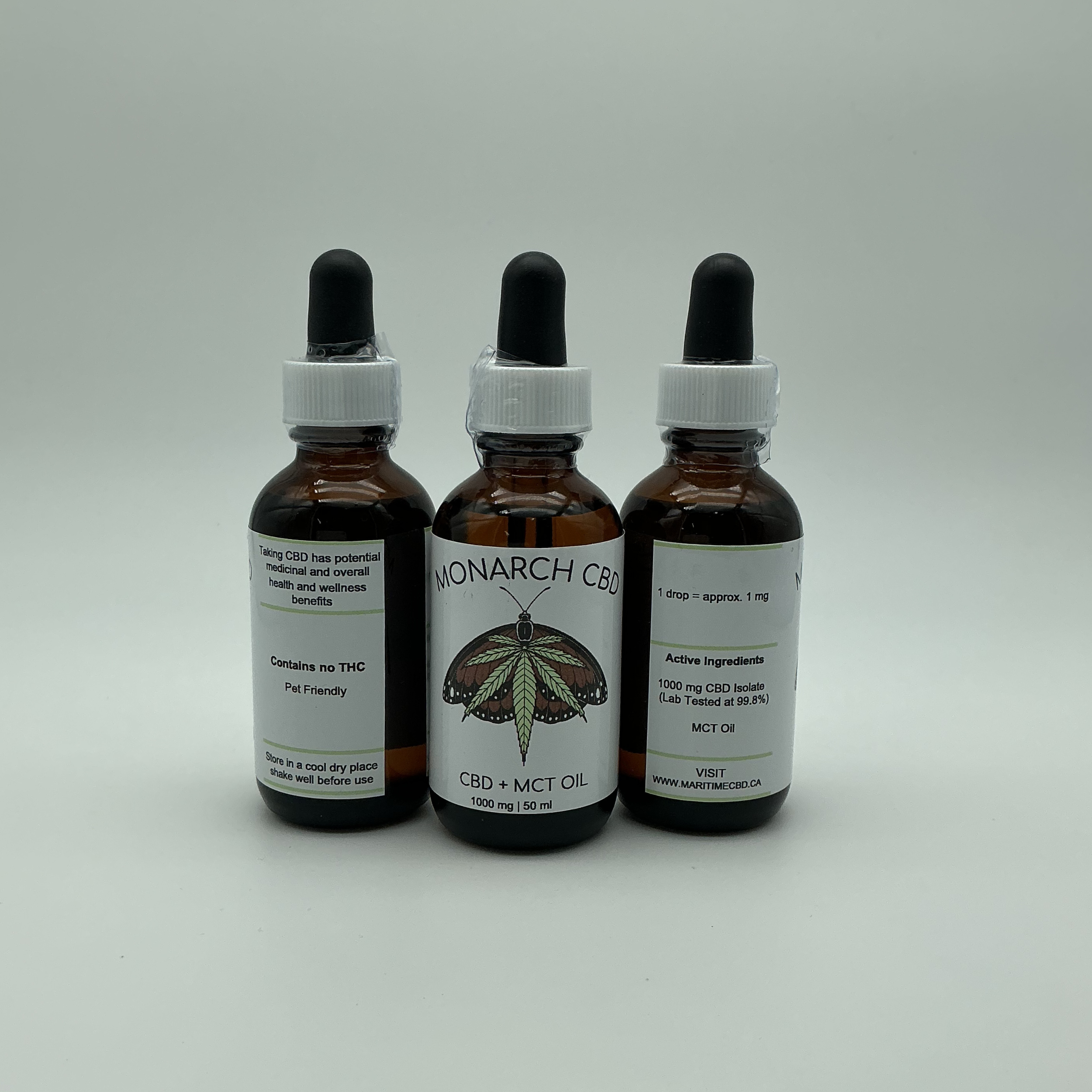 Monarch CBD + MCT Oil (1000mg 50 ml)