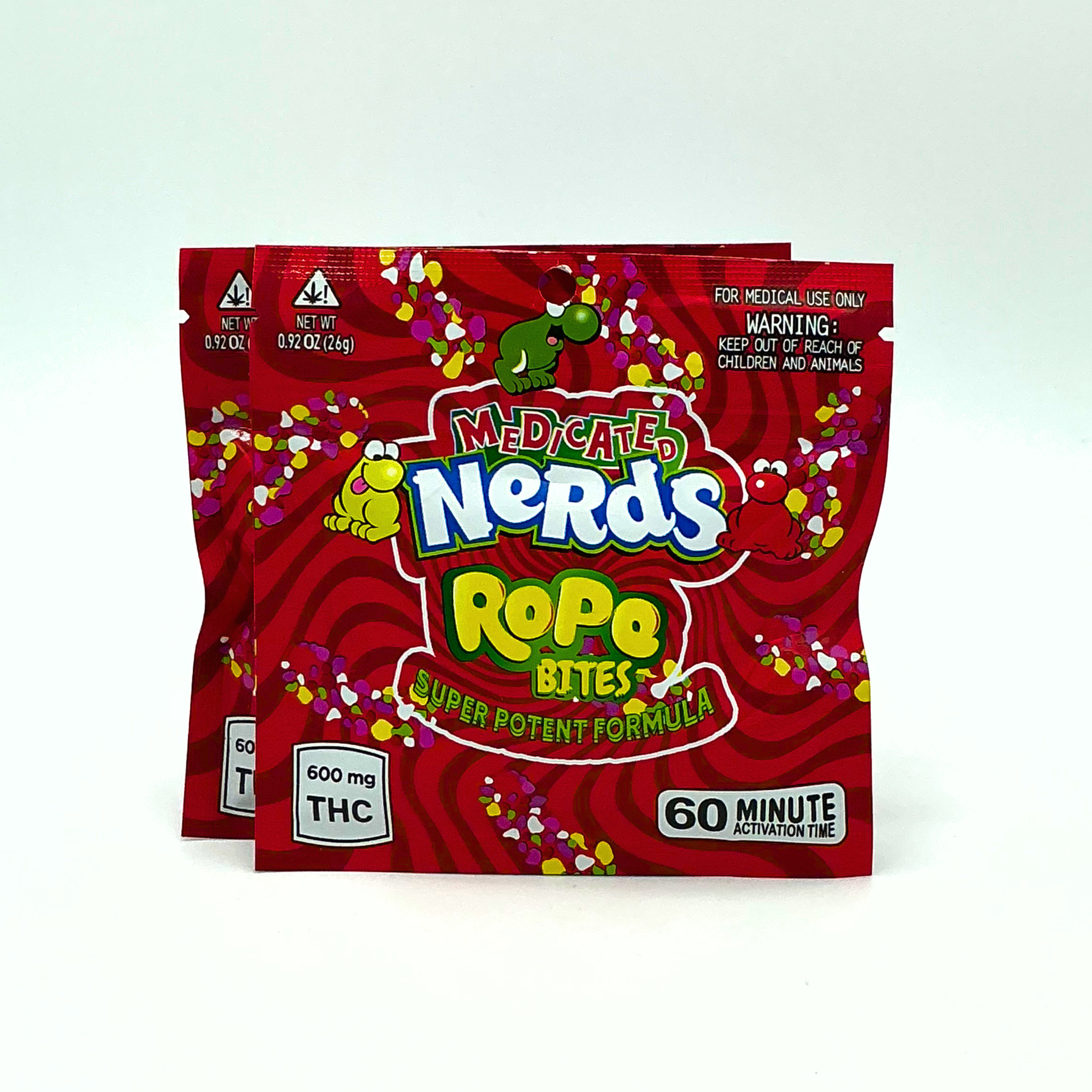 Medicated Nerds Rope Bites - 600mg