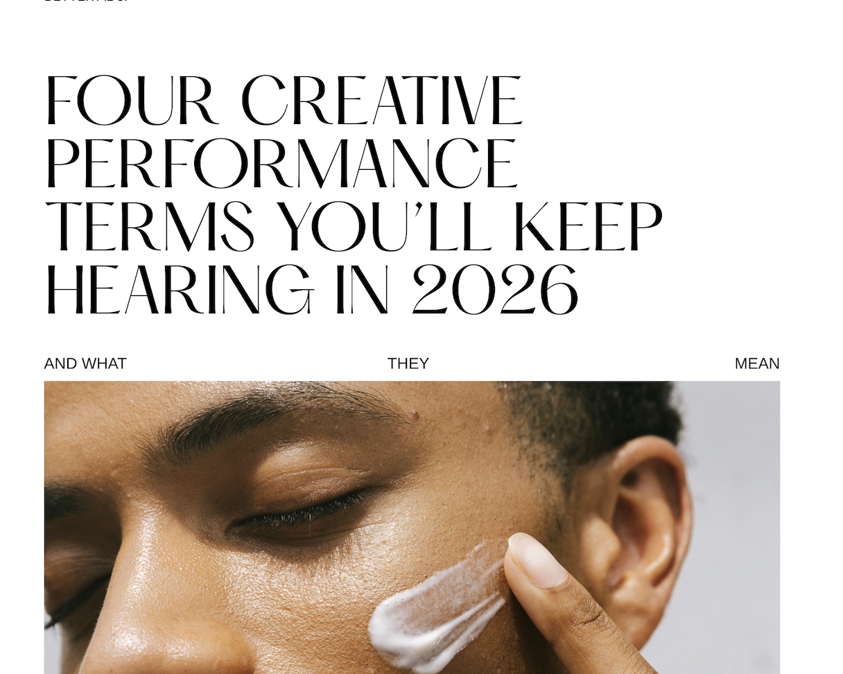 Part 1: Four Creative Performance Terms You’ll Keep Hearing in 2026