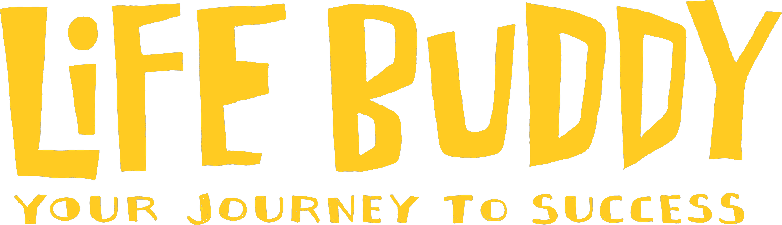 Text reading 'The Body your journey to success' in yellow on a black background.