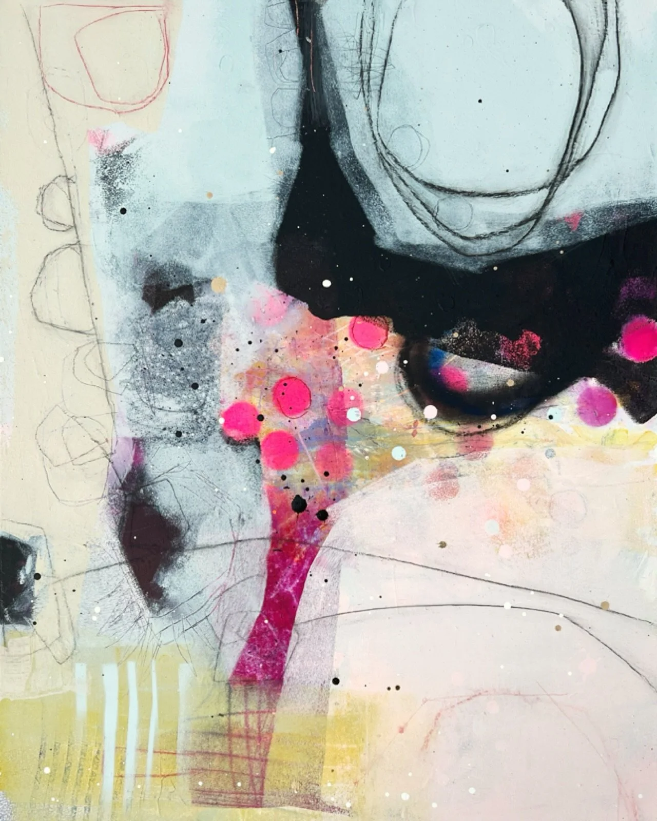 🔴SOLD.! This will always be one of my favorite pieces, I think. It&rsquo;s not big. But there is something about the way the layers turned out, and remembering the processes I used to get here. It&rsquo;s just one that hits me. I&rsquo;m surprised i