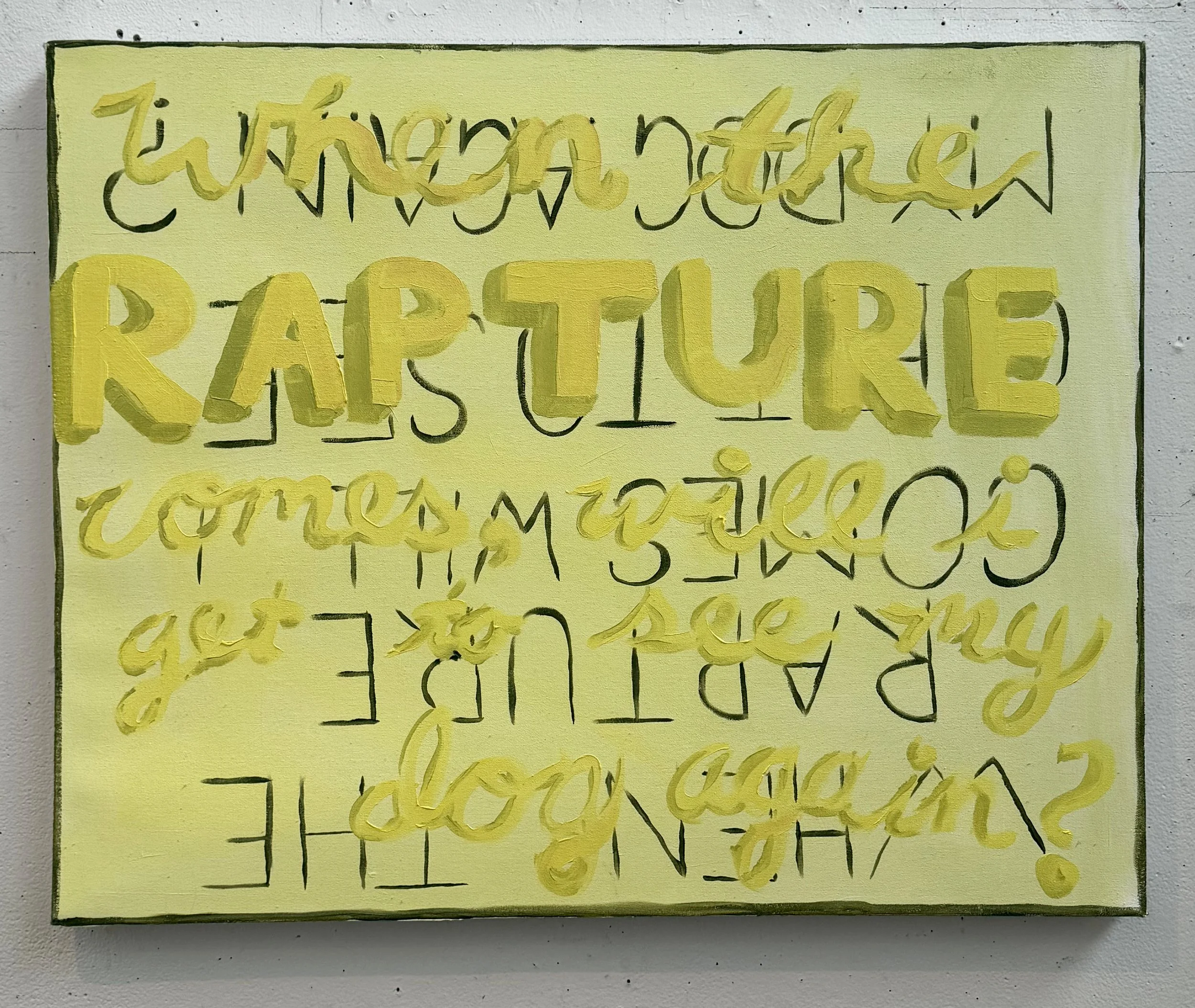 The Rapture, 2025, Oil on canvas, 24x30 in