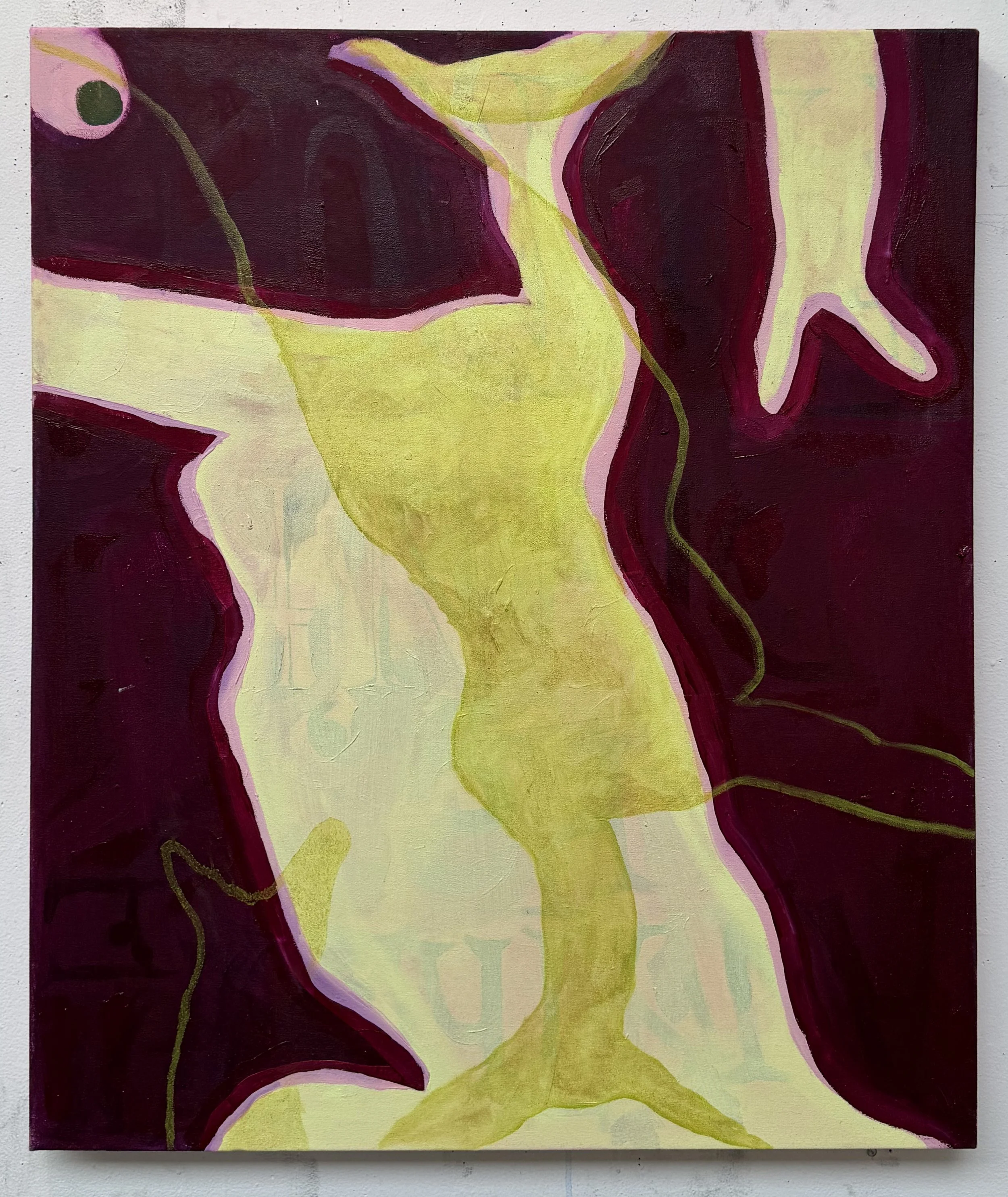 What's inside a Lady?, 2025, Oil on canvas, 32x40 in