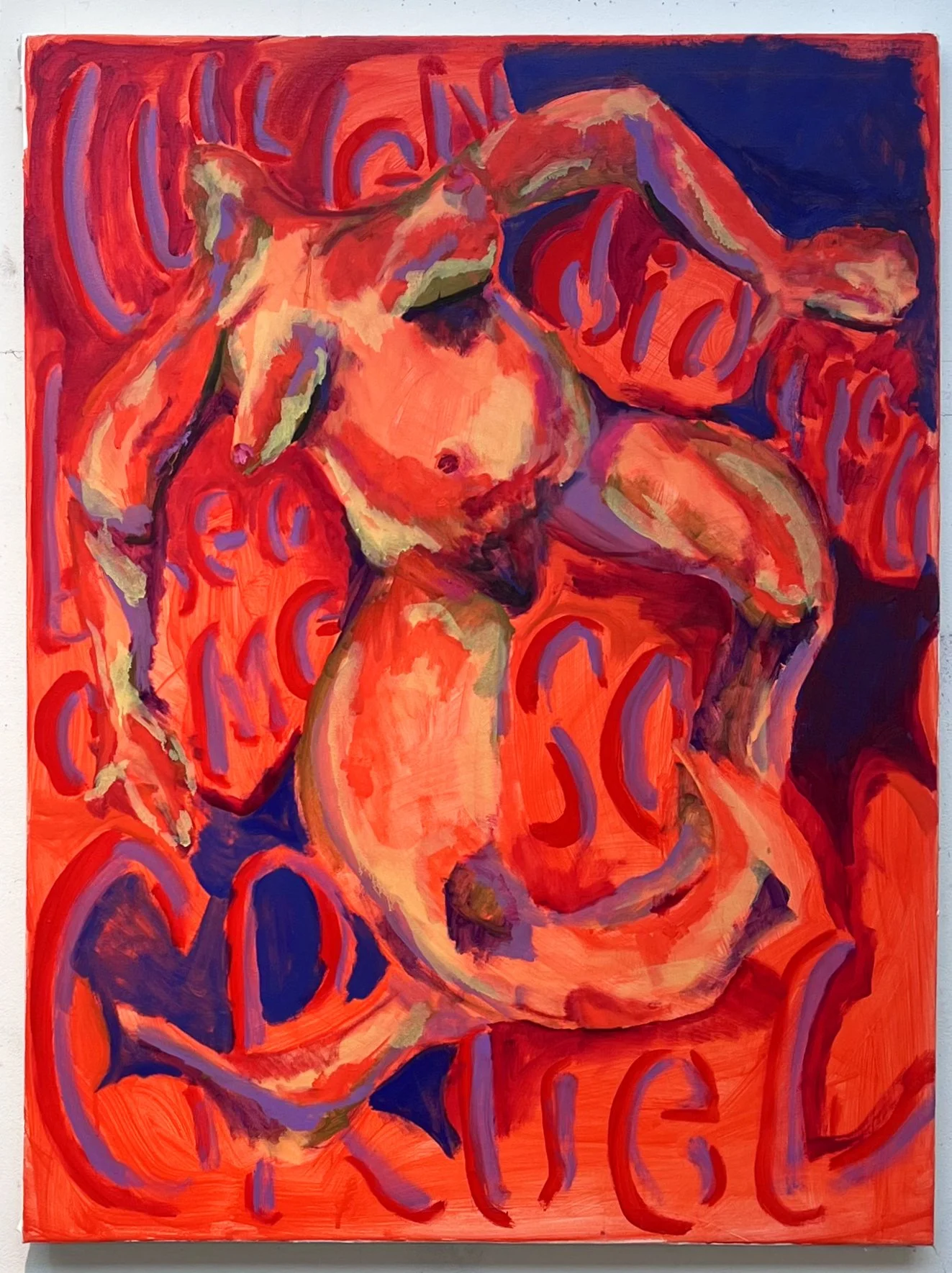 The Big Question, 2024, Oil on canvas, 36x48 in