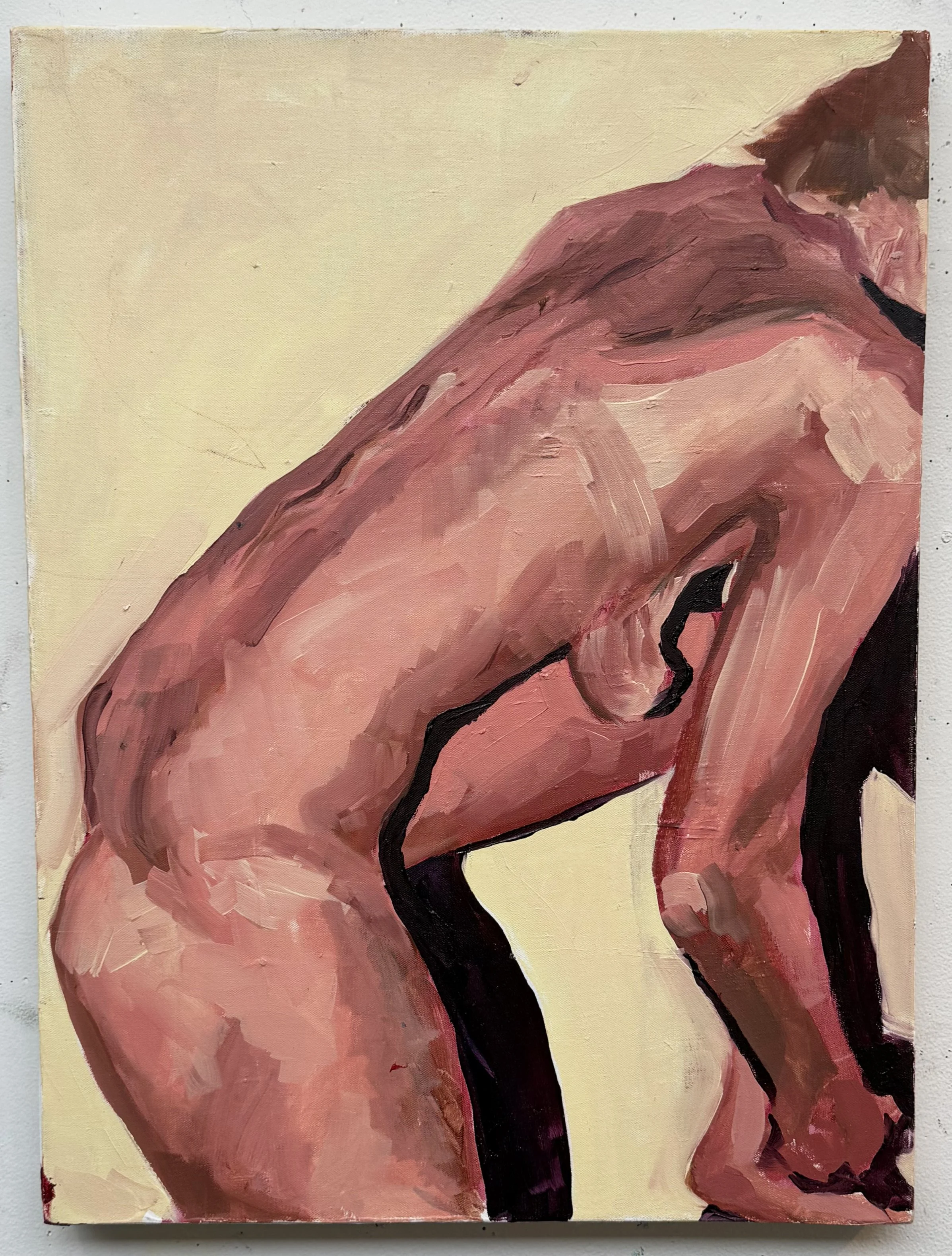 Shower Scene II, 2025, Oil on canvas, 18x24 in