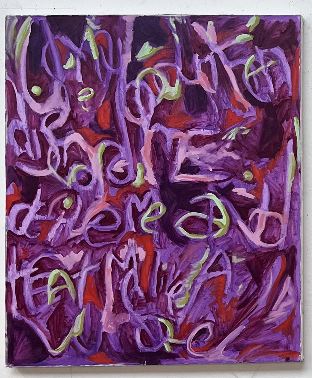 Defile Me, 2024, Oil on canvas, 32x40 in