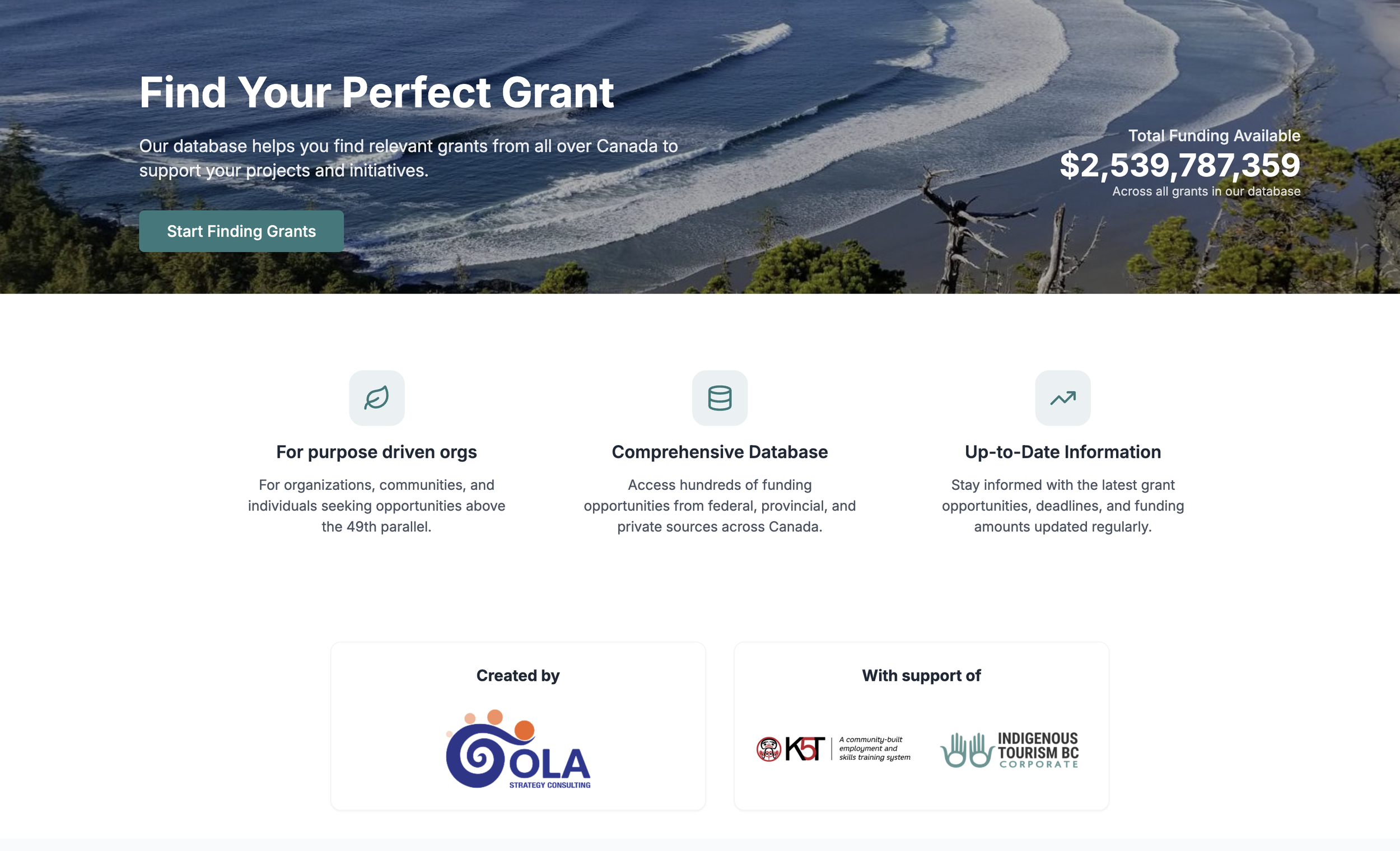 FREE Grant Finder By OLA Strategy
