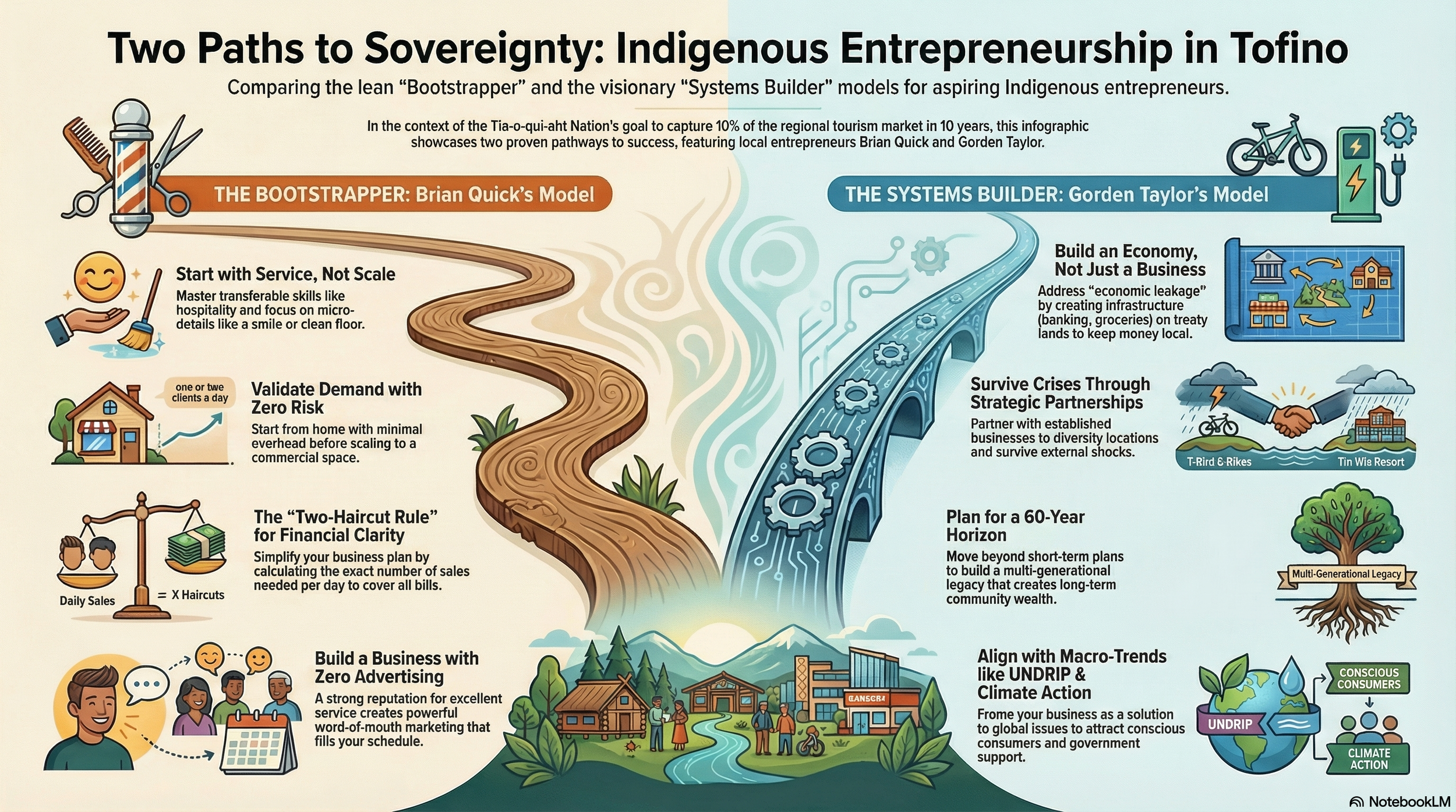 Two Paths Infographic 