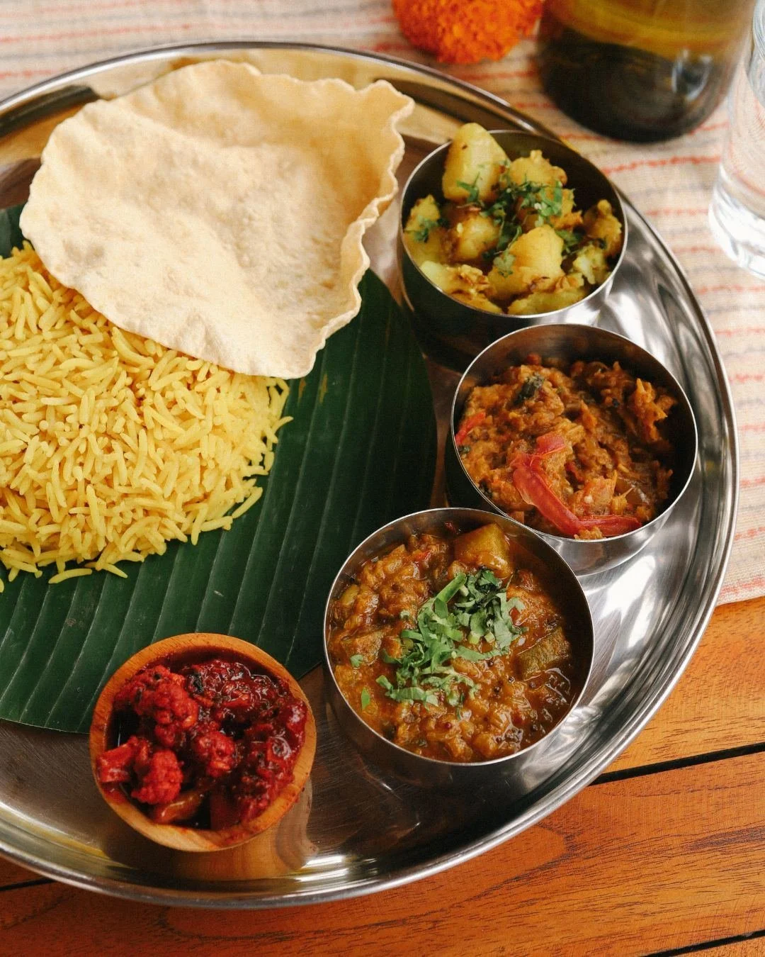 Come taste the rainbow any day of the week 🌈🍛😋
Nutritious and fresh Indian food for every palate can be found on our Daily Thali Menu - it's totally vegan friendly too!!!

#IndianRestaurantBali #IndianFoodBali #BaliEats #BaliFoodies #BaliRestauran