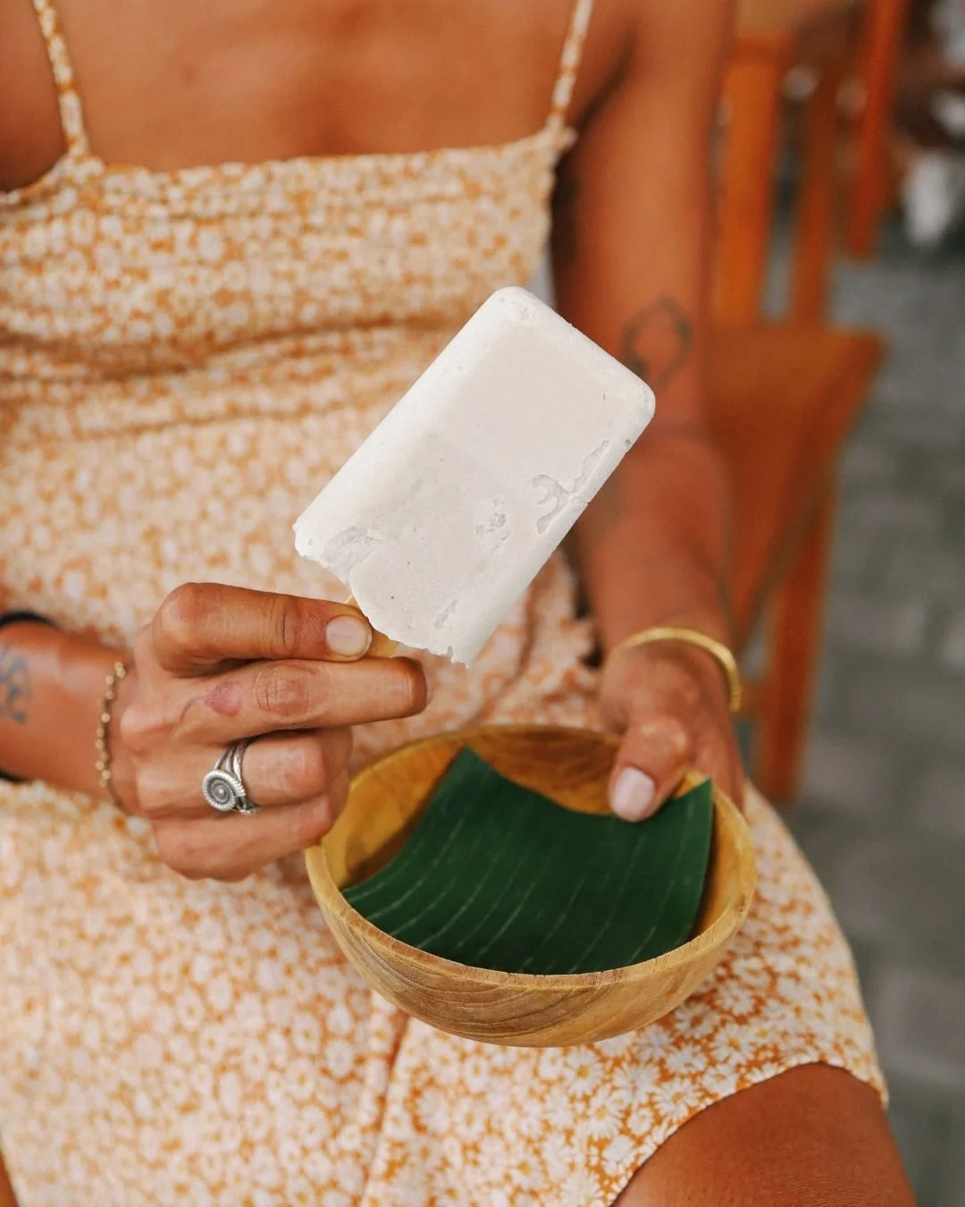 Our Kulf has actually changed shape so say goodbye to this paddle pop version, and say hello to the OG cone shape, with the mould courtesy hand-carried from India by Dad! Recipe is still the same - still vegan - still delicious 🍦🍦🍦

#balieats #ind