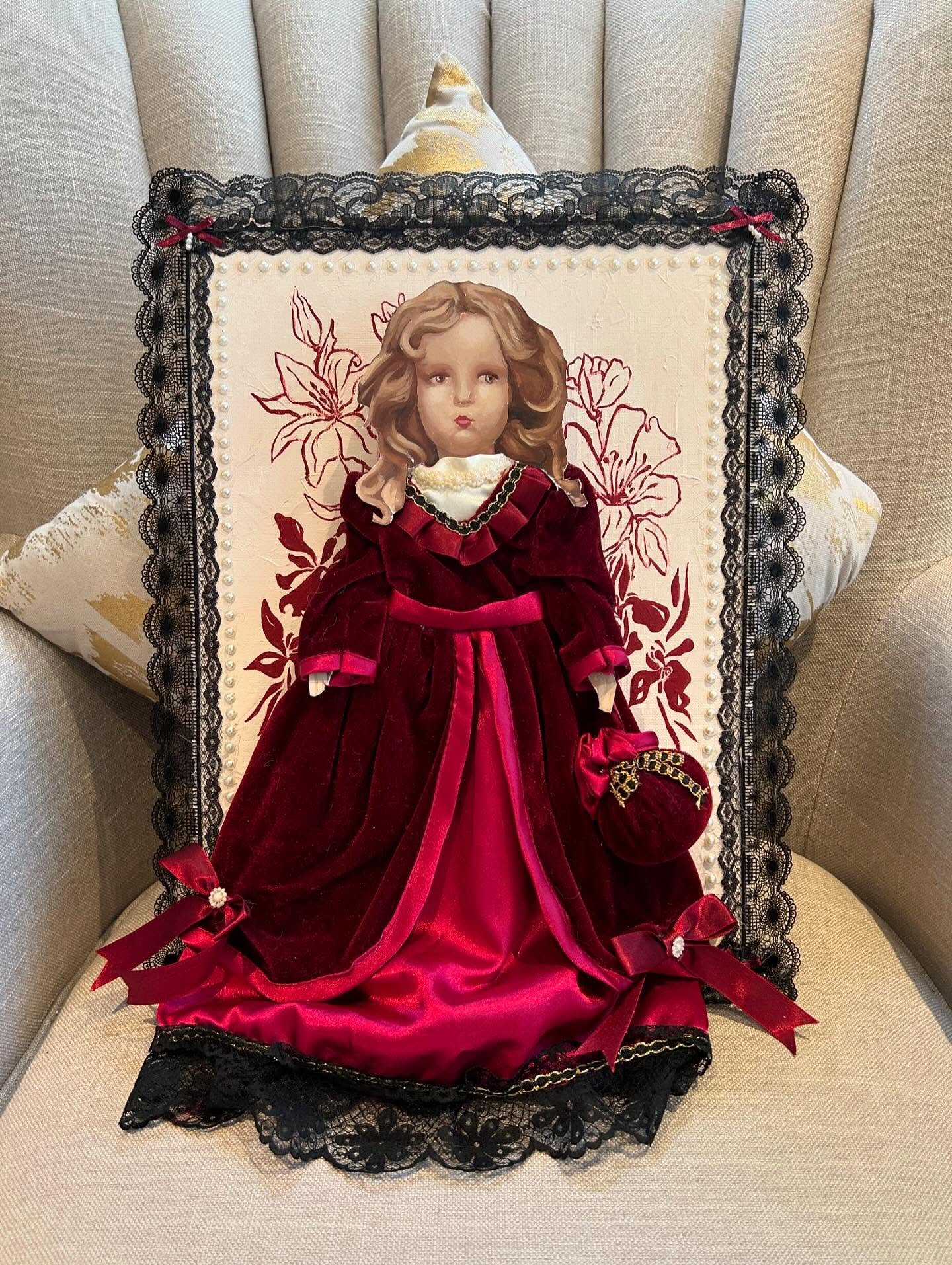 crimson and the blood red gown | 2025
acrylic on canvas, 12 x 16 inches

third piece of a three part series
$$ negotiable