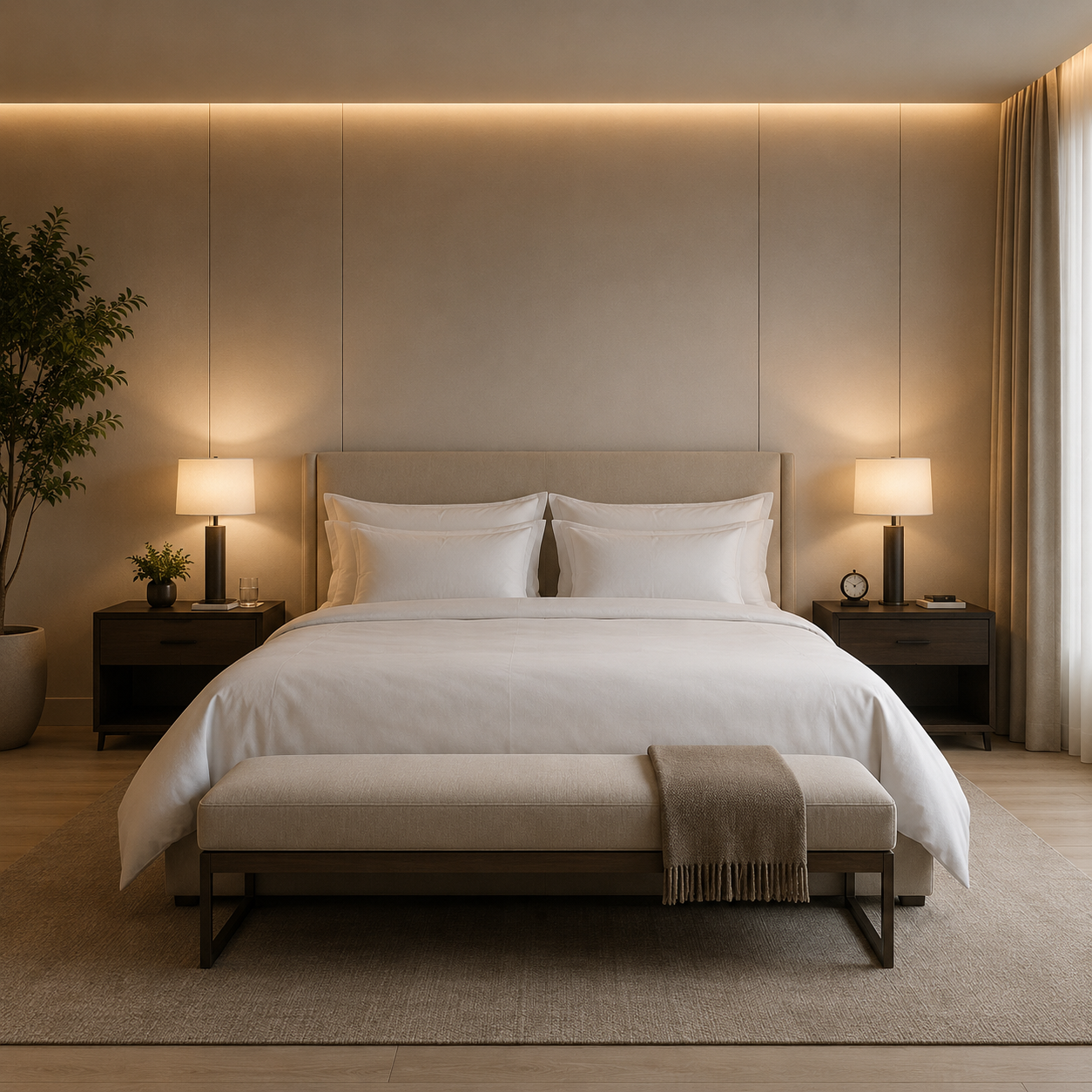 Hotel Inspired Bedroom