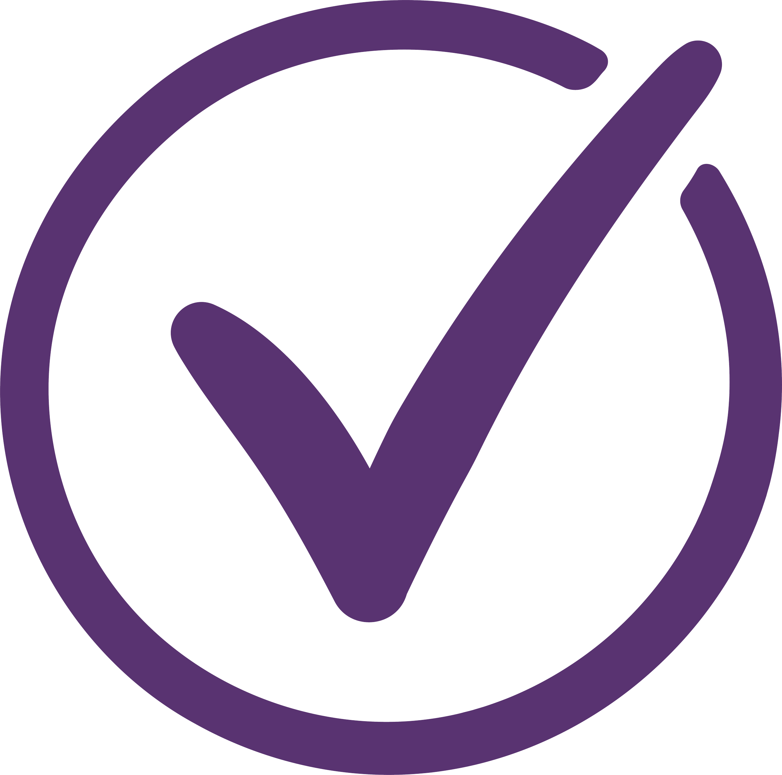 A digital illustration of a purple location pin icon on a black background, enclosed by a purple circular outline.