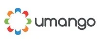 Umango logo with colorful flower-like symbol and the word 'umango' in lowercase letters.