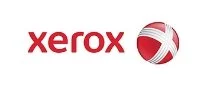 Xerox logo with red text and a red and white globe icon