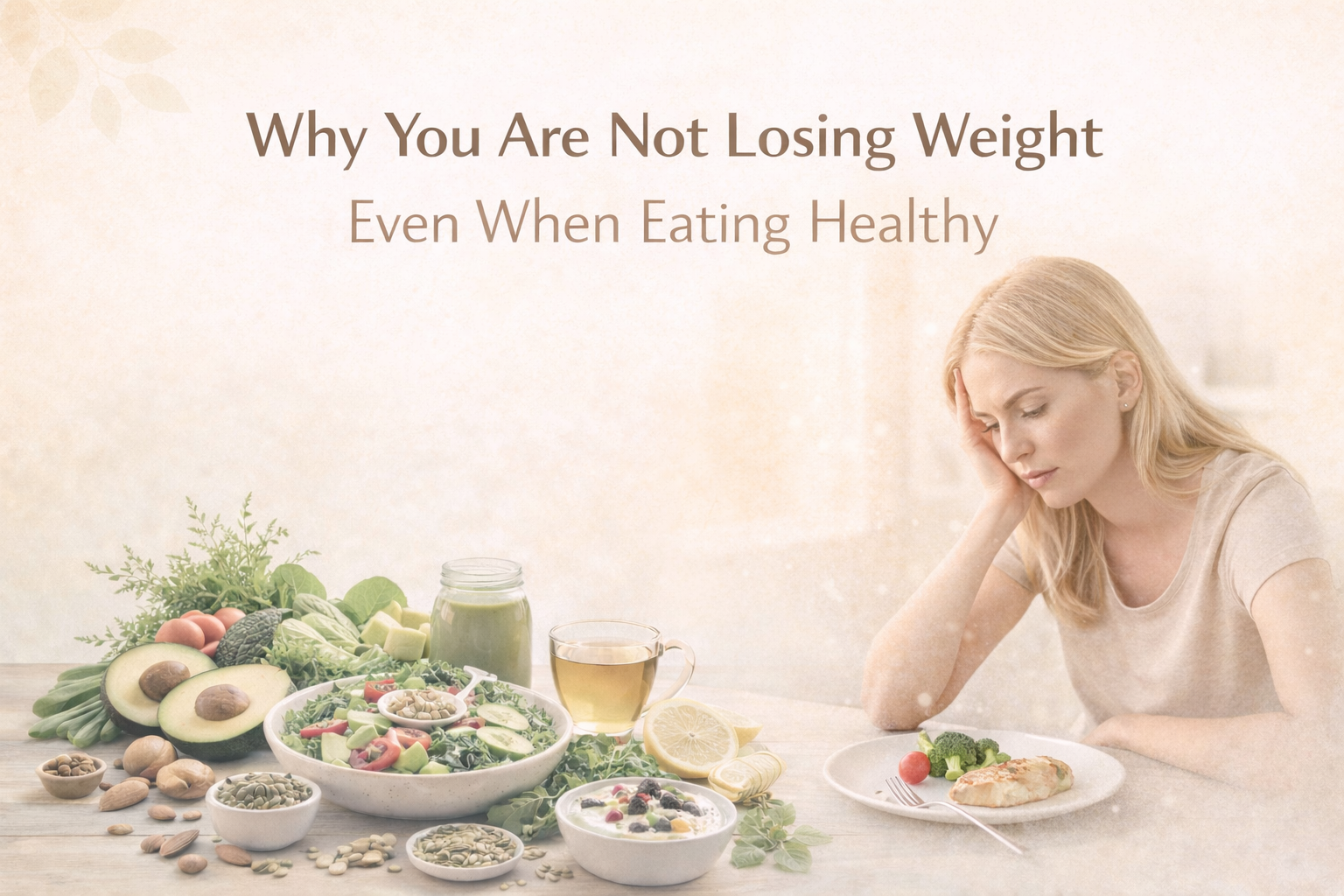 Why You Are Not Losing Weight Even When Eating Healthy