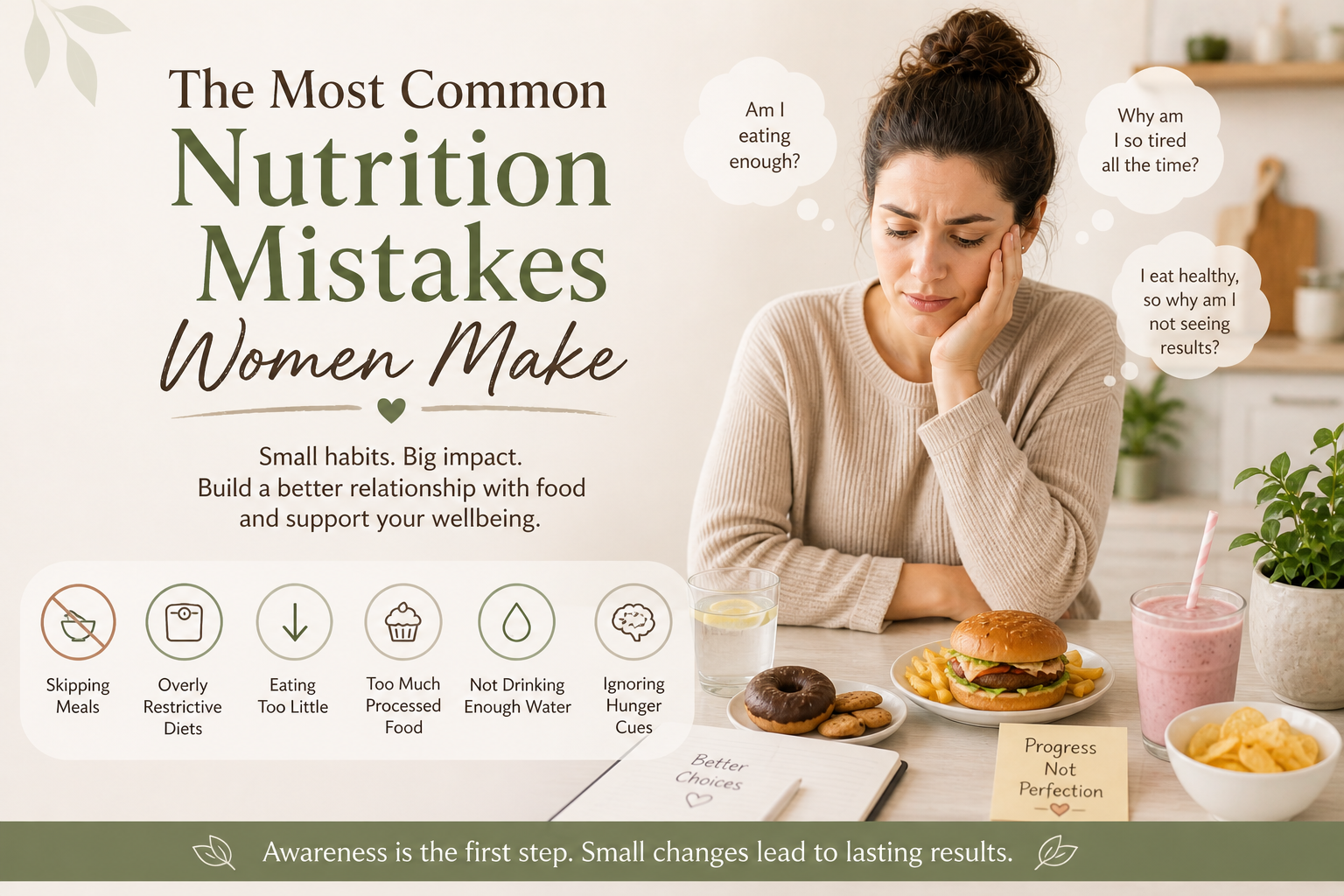 The Most Common Nutrition Mistakes Women Make