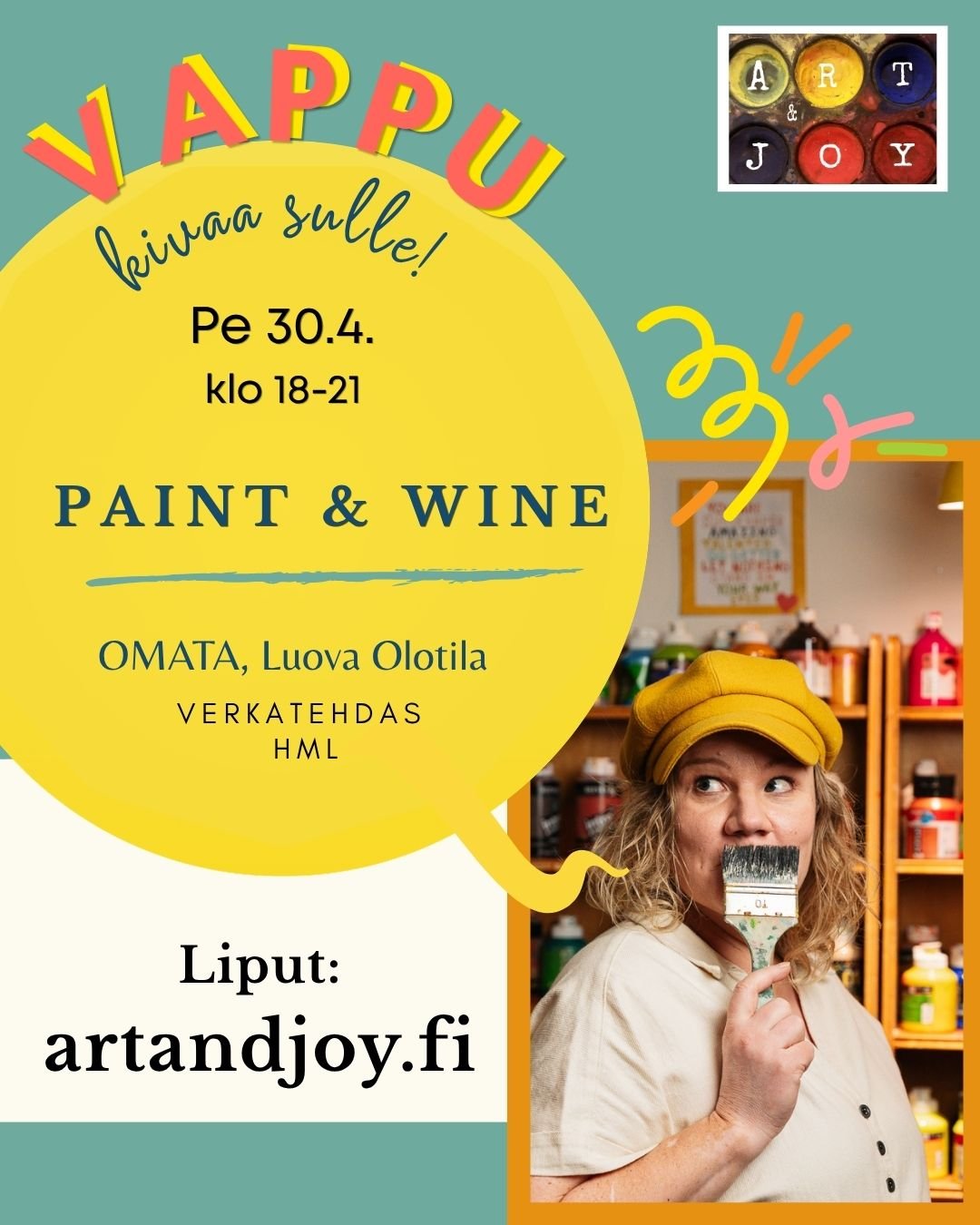 Vappu Paint and Wine