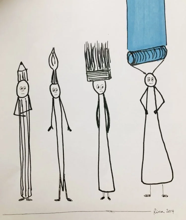 Taideterapeutti Rina Dhakal  