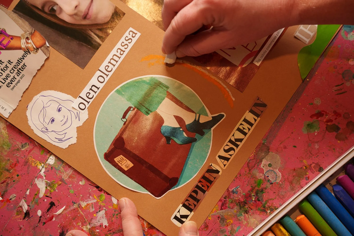 Luovis on naisten oma luova ryhmä rentoutumiseen Hämneelinnassa