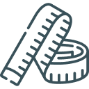 Icon of measuring tape