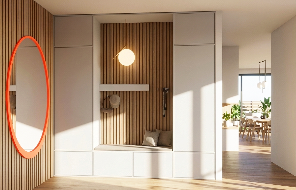 Aus alt wird neu: Bestand 70er Jahre Altbau - Sanierung + Neugestaltung - Planungs- & Gestaltungsprozess unter Berücksichtigung der Kundenwünsche und der Wohngesundheit mit schadstofffreien und regionalen Baustoffen - Prozess der Visualisierung - wie