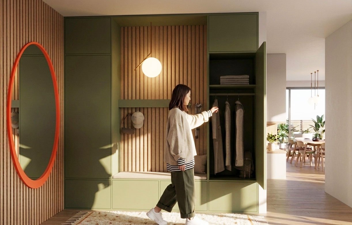 Aus alt wird neu: Bestand 70er Jahre Altbau - Sanierung + Neugestaltung - Planungs- & Gestaltungsprozess unter Berücksichtigung der Kundenwünsche und der Wohngesundheit mit schadstofffreien und regionalen Baustoffen - Prozess der Visualisierung - wie
