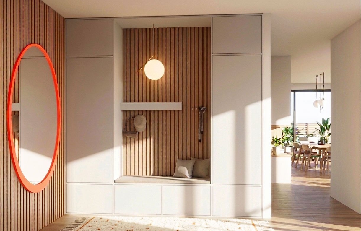 Aus alt wird neu: Bestand 70er Jahre Altbau - Sanierung + Neugestaltung - Planungs- & Gestaltungsprozess unter Berücksichtigung der Kundenwünsche und der Wohngesundheit mit schadstofffreien und regionalen Baustoffen - Prozess der Visualisierung - wie
