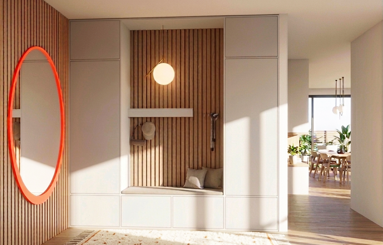 Aus alt wird neu: Bestand 70er Jahre Altbau - Sanierung + Neugestaltung - Planungs- & Gestaltungsprozess unter Berücksichtigung der Kundenwünsche und der Wohngesundheit mit schadstofffreien und regionalen Baustoffen - Prozess der Visualisierung - wie