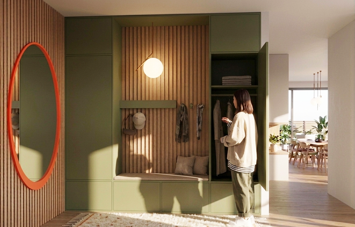 Aus alt wird neu: Bestand 70er Jahre Altbau - Sanierung + Neugestaltung - Planungs- & Gestaltungsprozess unter Berücksichtigung der Kundenwünsche und der Wohngesundheit mit schadstofffreien und regionalen Baustoffen - Prozess der Visualisierung - wie