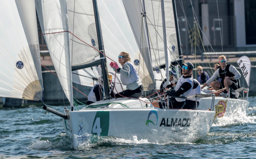Kortbaneregttaer for J/70 ved Mariehamn, Åland