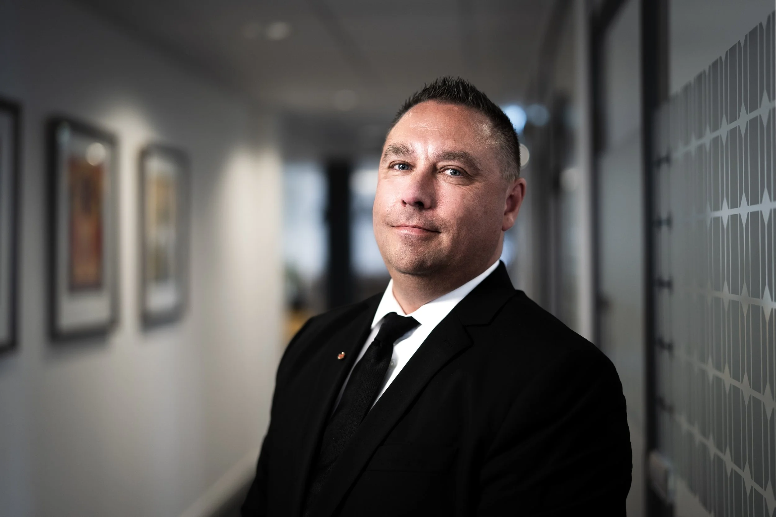 Krister Lövenus, prosjektadministrasjon i Solva.