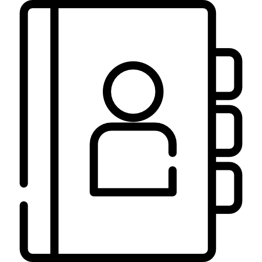 Ein schwarzes Büroklammer liegt auf einem weißen Hintergrund.