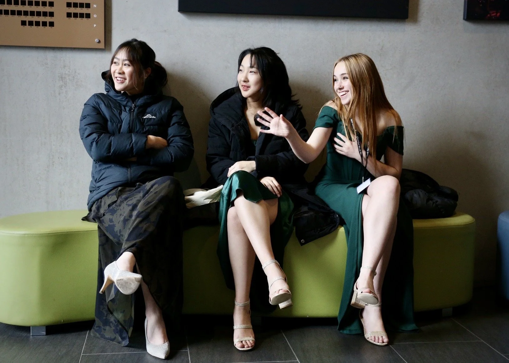 Waiting for our turn to soundcheck