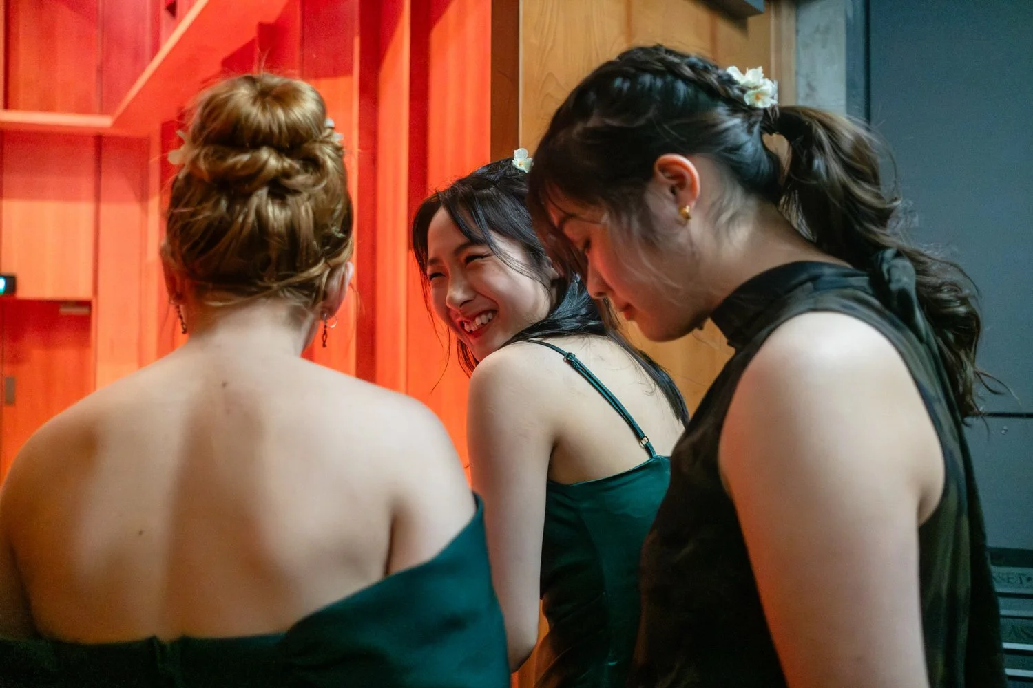 About to take the stage