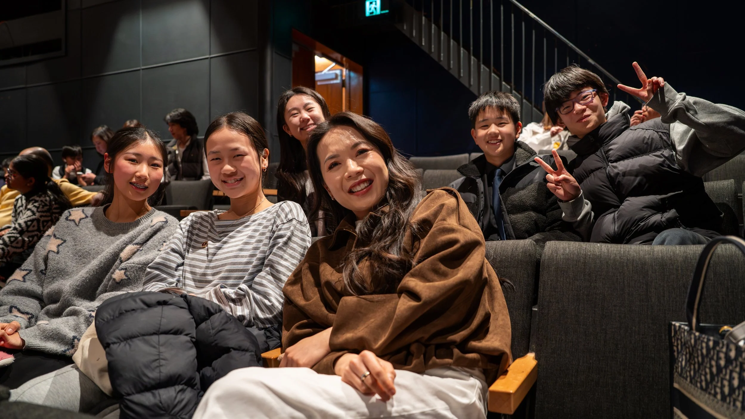 The Swiss Watchmakers came along to cheer on their fellow students at Hutt Valley.
