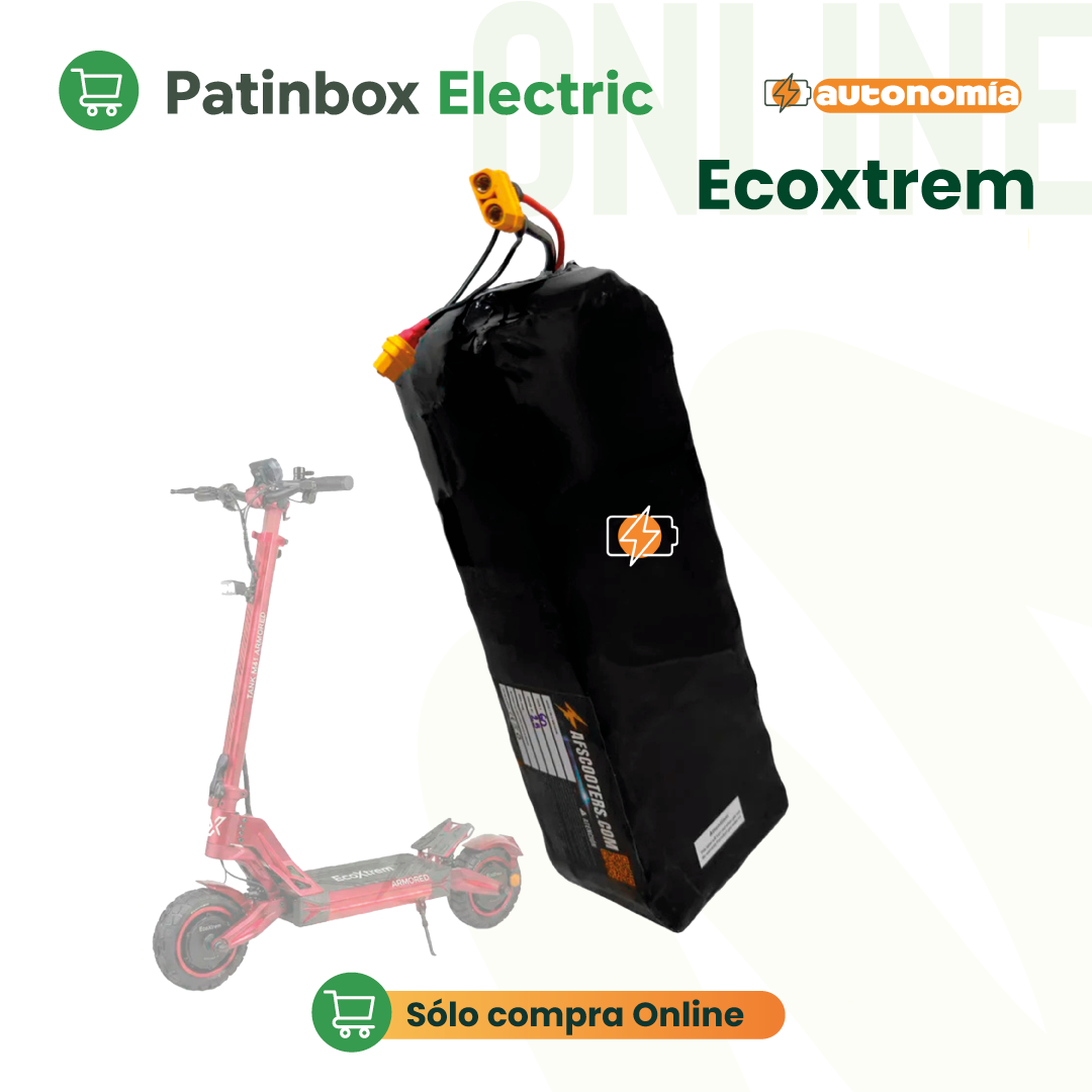 Batería interna de autonomía 60V para patinete eléctrico Ecoxtrem M41 Armored