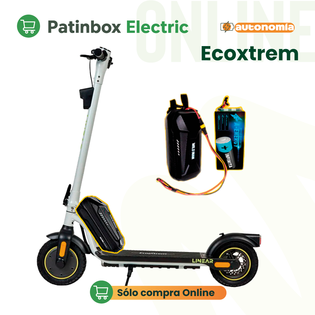 Batería externa de autonomía 36V para patinete eléctrico Ecoxtrem Linear