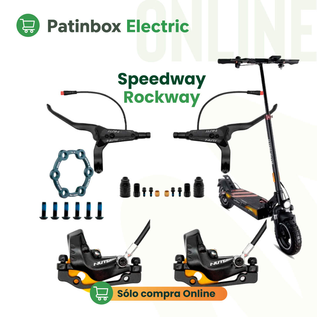Kit frenos hidráulicos Nutt 4 pistones Smartgyro SpeedWay / Rockway
