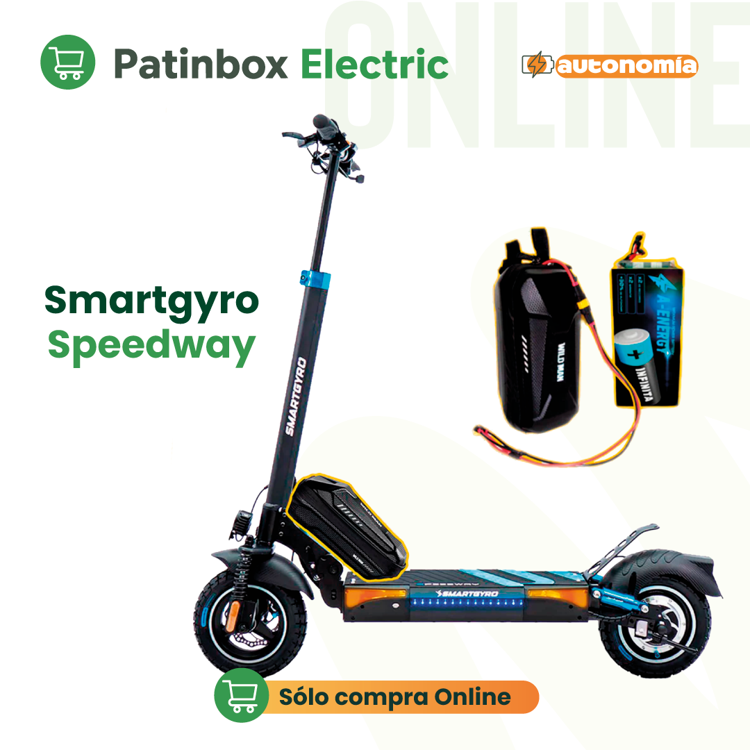 Batería externa de autonomía 48V para patinete eléctrico Smartgyro Speedway