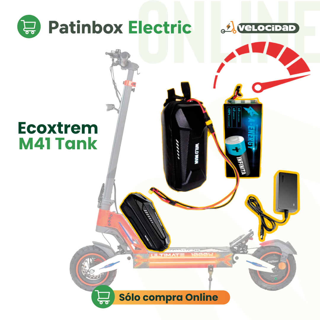Batería de velocidad 12V para patinete eléctrico Ecoxtrem M41 Tank
